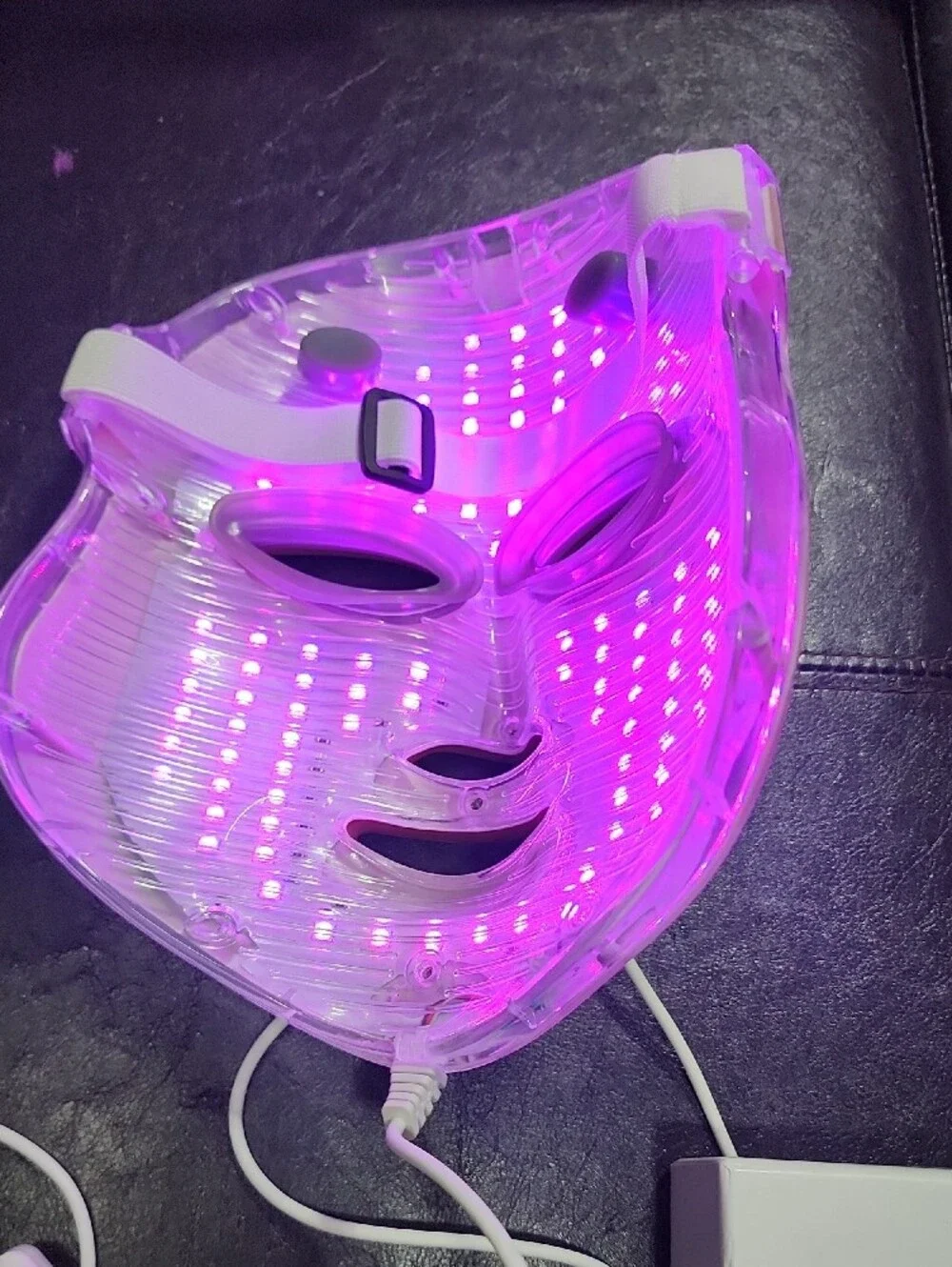 LED Facial Mask for Skin Rejuvenation - Rose Gold